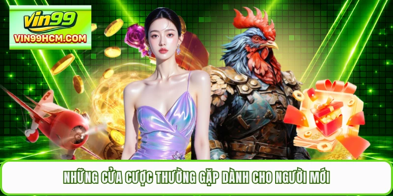 Những cửa cược thường gặp dành cho người mới